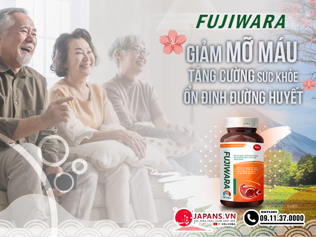 Fujiwara - Cải thiện mỡ máu, tránh xơ vữa động mạch hiệu quả