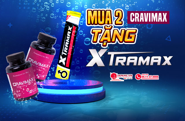 [Khuyến mãi] cực hot khi mua 2 Cravimax tặng ngay Xtramax sủi