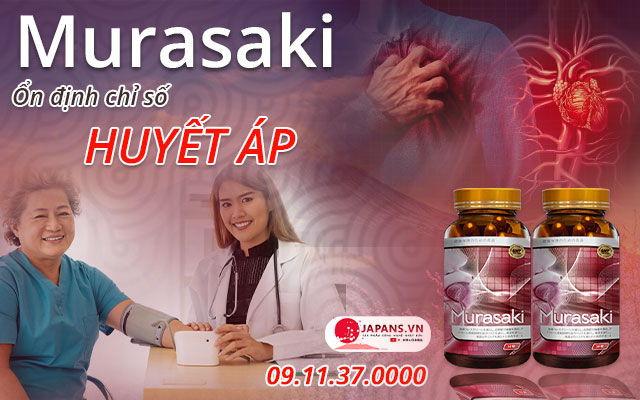 Combo 02 hộp Murasaki - Ổn định huyết áp & tăng sức khoẻ tim mạch 9 giới thiệu murasaki