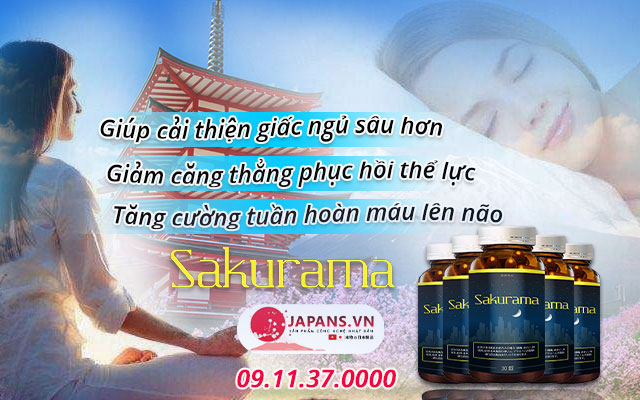 Combo 05 hộp Skurama - Tạm biệt nỗi lo mất ngủ & rối loạn giấc ngủ 11 công dụng sakurama