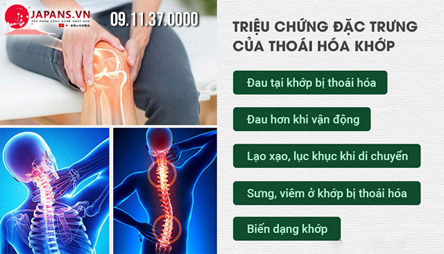 biểu hiện của thoái hóa khớp