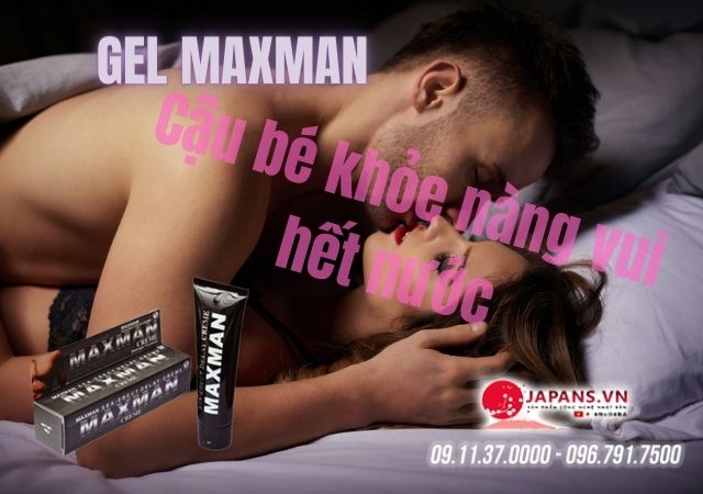Gel Maxman – Gel bôi kéo dài thời gian quan hệ của Mỹ 8 10 1