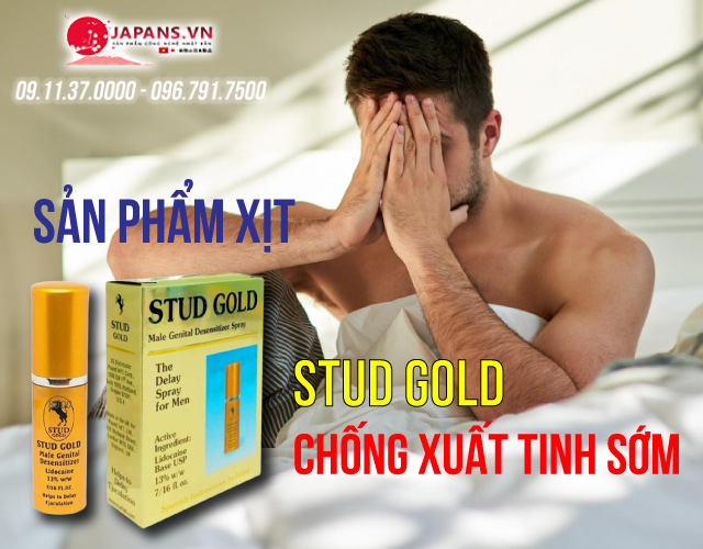 Chai Xịt Stud Gold Xịt Chống Xuất Tinh Sớm Cho Nam Giới 10 chai xịt stud gold