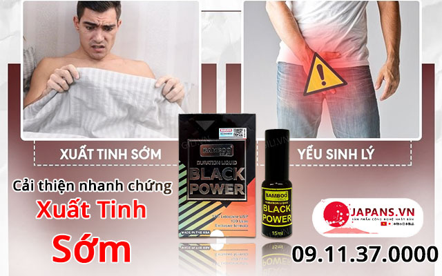 Bamboo Delay Black Power - Xịt tăng thời gian "Yêu" đến từ Mỹ 9 giới thiệu bamboo delay black power