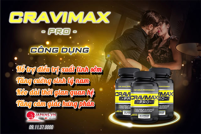 Combo Cravimax Pro và Gel TiTan tăng kích thước cậu nhỏ cực tốt. 11 Công dụng Cravimax Pro