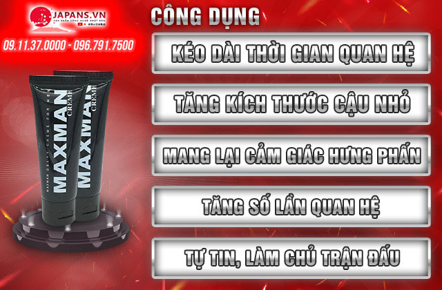 công dụng gel maxman