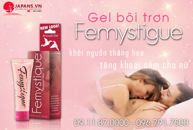 FEMYSTIGUE Gel bôi trơn tăng khoái cảm kích thích nữ 8 giới thiệu femystigue