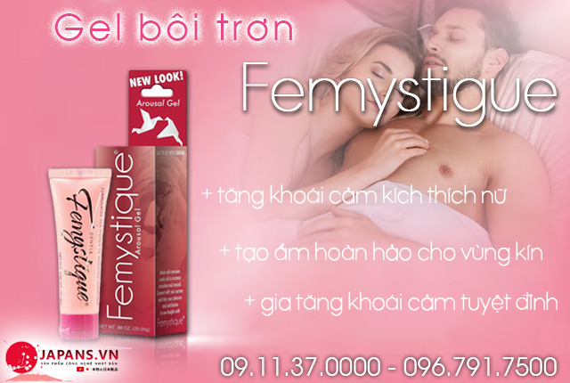 FEMYSTIGUE Gel bôi trơn tăng khoái cảm kích thích nữ 10 công dụng femystigue