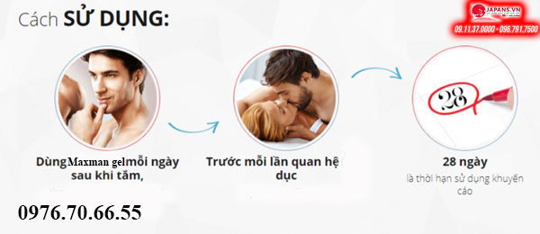 hướng dẫn sử dụng gel maxman