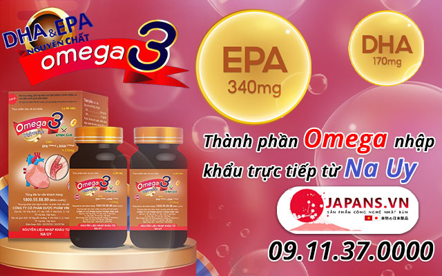 Omega 3 Vinh Gia 2 - Giúp hạ mỡ máu & ngăn xơ vữa động mạch 10 thành phần omega 3 vinh gia 2