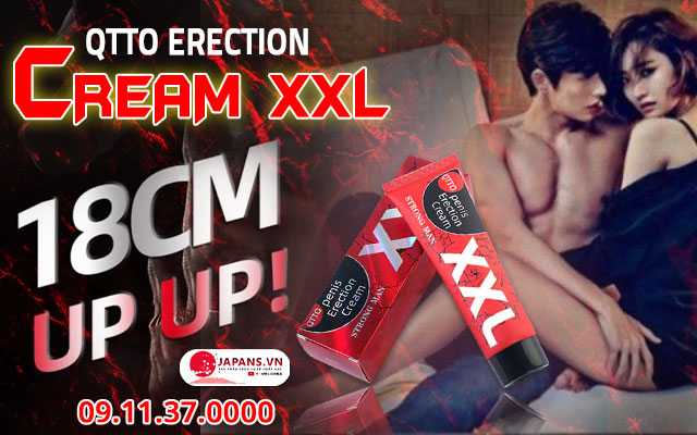QTTO Penis Erection Cream XXL - Hỗ trợ tăng kích thước dương vật 9 giới thiệu qtto penis erection cream xxl
