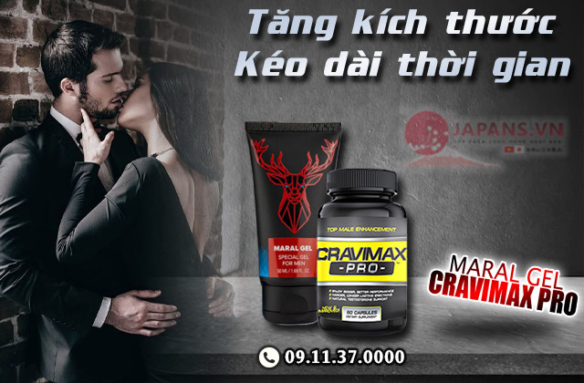 Sản phẩm Cravimax Pro và Maral Gel giúp tăng kích thước 8 Cravimax Pro và Maral Gel