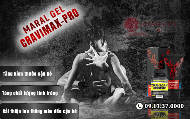 Sản phẩm Cravimax Pro và Maral Gel giúp tăng kích thước 9 Cravimax Pro và Maral Gel