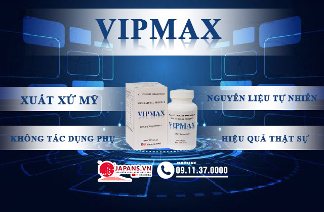 Vipmax USA – Viên uống tăng kích thước dương vật tốt nhất