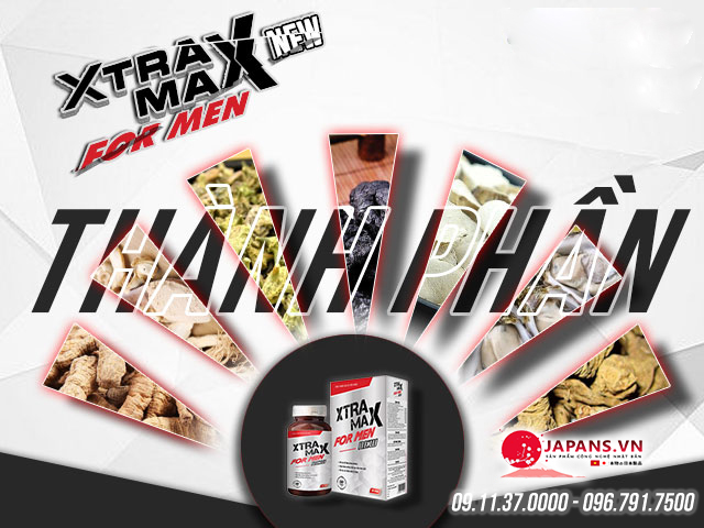 Combo sản phẩm Xtramax For Men và Atlant Gel giúp tăng kích thước 15 thành phần Xtramax For Men