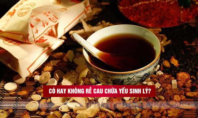Có hay không rễ cau chữa yếu sinh lý?