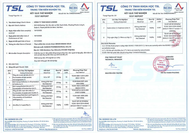 Biken Kinase Gold có tốt không?