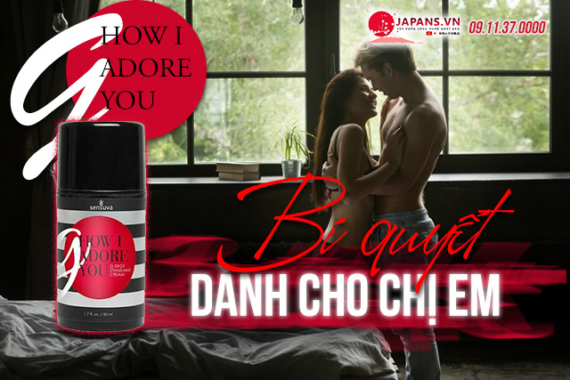 G How I Adore You Cream G-Spot Stimulant - Hỗ trợ bôi trơn tăng khoái cảm và se khít khi quan hệ 9 g how i adore 2
