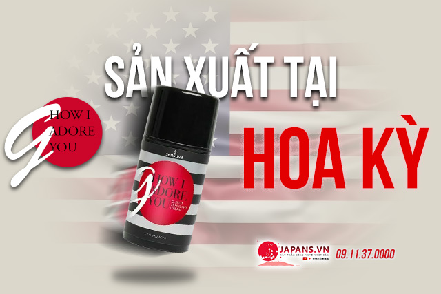 G How I Adore You Cream G-Spot Stimulant - Hỗ trợ bôi trơn tăng khoái cảm và se khít khi quan hệ 10 G How I Adore You Cream