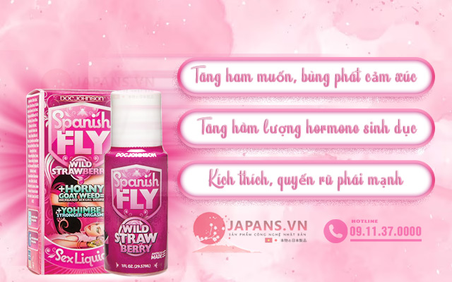 Nước uống Spanish Fly Wild Straw Berry kích thích quyến rũ chàng 10 Nước uống Spanish Fly Wild Straw Berry kích thích quyến rũ chàng