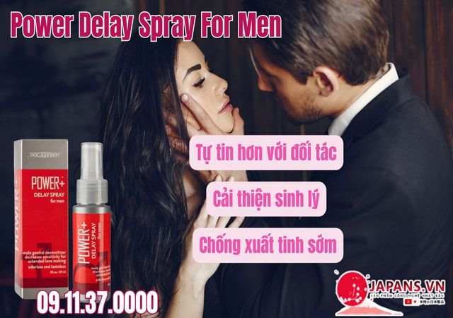 Power Delay Spray For Men – Chai xịt giúp chống xuất sớm đến từ Mỹ 10 công dụng sản phẩm power delay spray