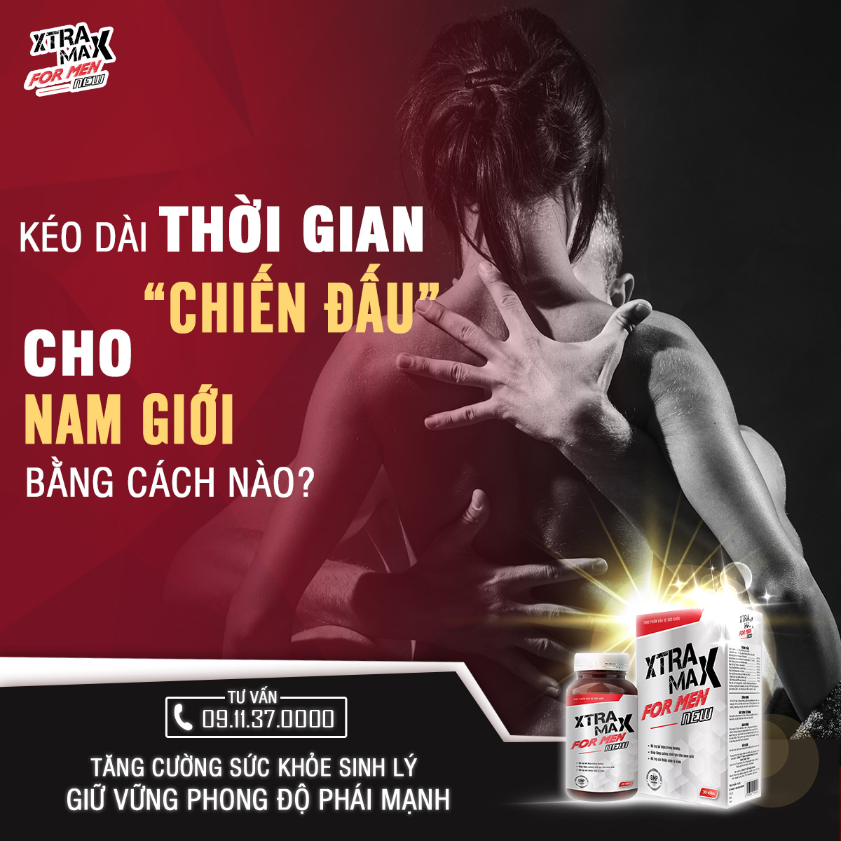 Dùng viên uống thảo dược Xtramax For Men