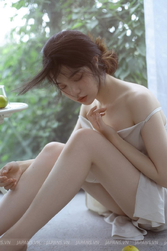Tổng hợp trọn bộ ảnh gái Nhật, Hàn, Trung thu hút các chàng 36 Ảnh cô gái Nhật áo 2 dây