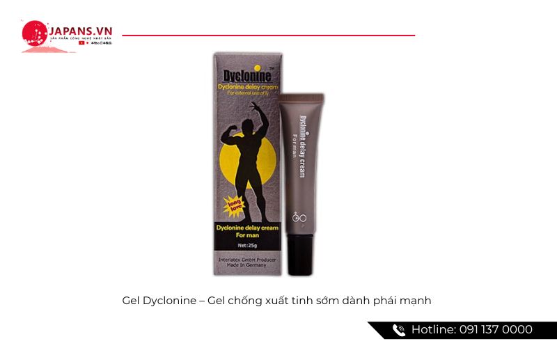 TOP 10+ GEL CHỐNG XUẤT SỚM NAM GIỚI AN TOÀN, TỰ TIN TRONG MỌI CUỘC YÊU, KÉO DÀI QUAN HỆ 20 Gel Dyclonine gel chong xuat tinh som danh cho phai manh