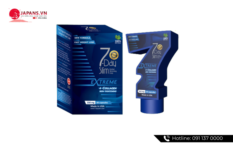 vien uong giam can usa 7 day slim