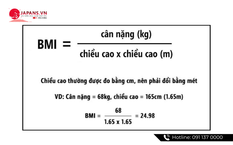vien uong giam can usa cong thuc tinh bmi
