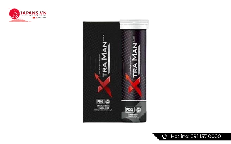 Viên sủi dành cho nam giới Xtraman Black:
