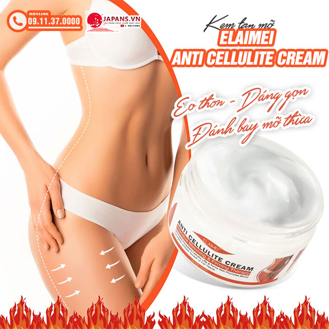 Kem tan mỡ thừa Elaimei Anti Cellulite Cream giảm cân toàn thân 9 giới thiệu elaimei anti cellulite cream