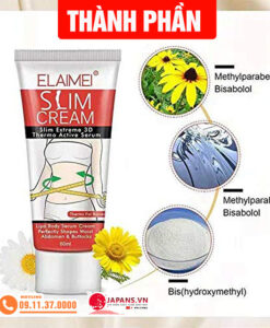 Kem giảm cân Elaimei Slim Cream đánh tan mỡ thừa, vòng eo thon gọn 13 thành phần elaimei slim cream
