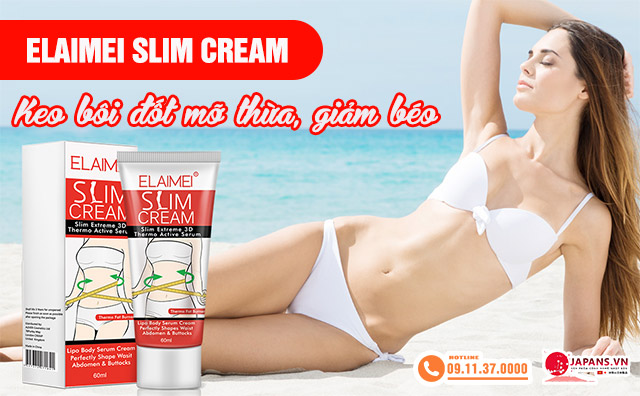 Kem giảm cân Elaimei Slim Cream đánh tan mỡ thừa, vòng eo thon gọn 15 giới thiệu elaimei slim cream
