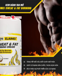 Kem đánh tan mỡ, giảm cân Elaimei Sweat & Fat Burning Coconut săn chắc làn da 13 công dụng elaimei sweat & fat burning coconut