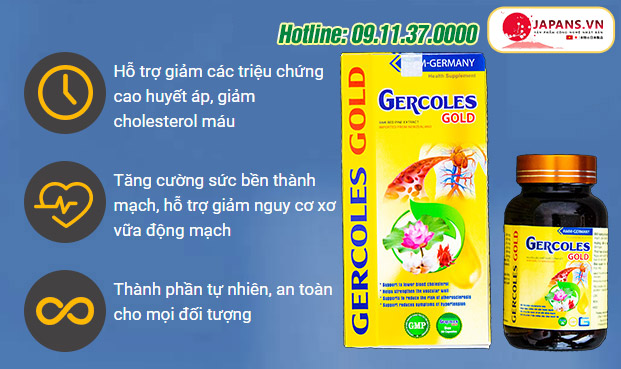 công dụng gercoles gold