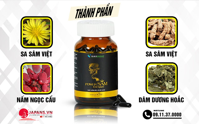 Các thành phần quý có trong PowerSam
