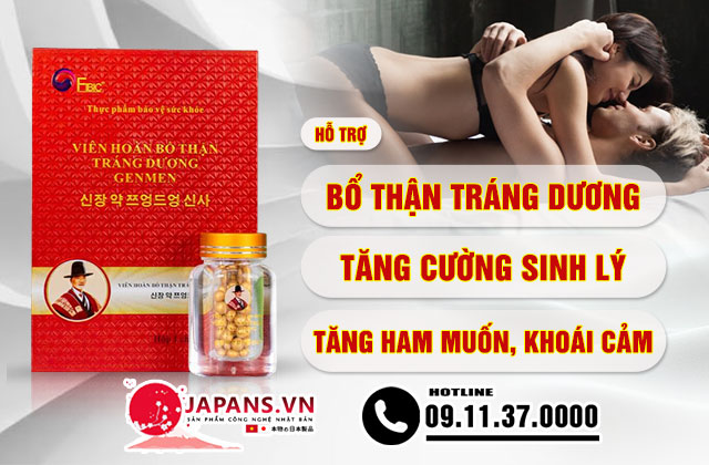 Viên hoàn bổ thận tráng dương Genmen hộp 49 viên cho nam 11 Bổ Thận Tráng Dương Genmen là gì?
