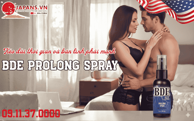 BDE Prolong Spray kéo dài thời gian và bản lĩnh phái mạnh 9 BDE Prolong Spray là gì?