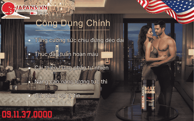 Công dụng vượt trội của Swiss navy max stamina