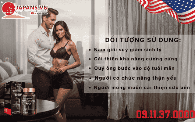 Biyode Testosterone Boost bổ thận tráng dương phái mạnh 12 Đối tượng nên sử dụng Testosterone Boost