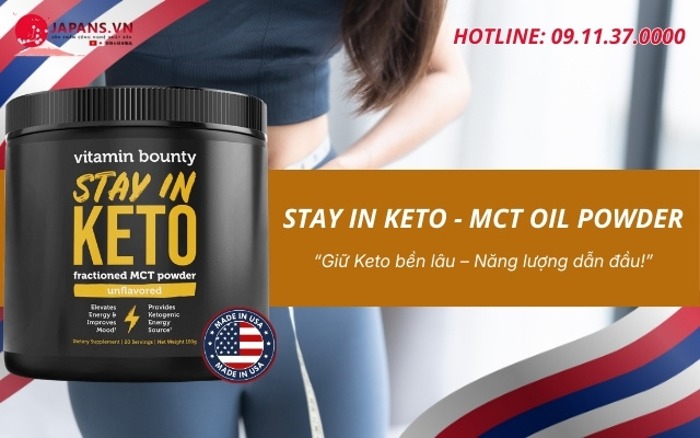 Giới thiệu về Stay In Keto - MCT Oil Powder
