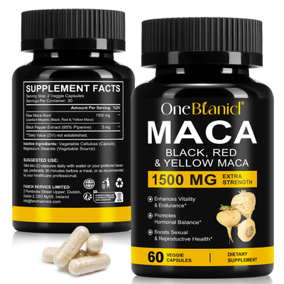 Maca Black Red Yellow 1500mg hỗ trợ tăng cường sức bền 9 Maca Black Red Yellow 1500mg