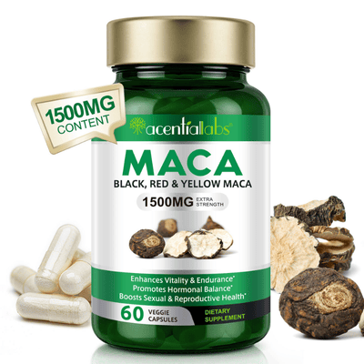 Maca Red Black Yellow 1500mg tăng cường và hỗ trợ sinh lý 10 Maca Red Black Yellow 1500mg