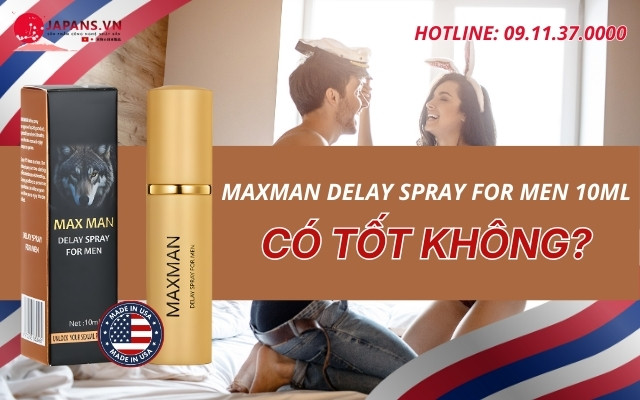 Maxman Delay Spray For Men 10ml hỗ trợ kéo dài thời gian 19 Maxman Delay Spray For Men 10ml có tốt không?