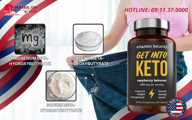 Get Into Keto "cứu cánh" cho người ăn kiêng chuyên nghiệp 15 Thành phần có trong Get Into Keto