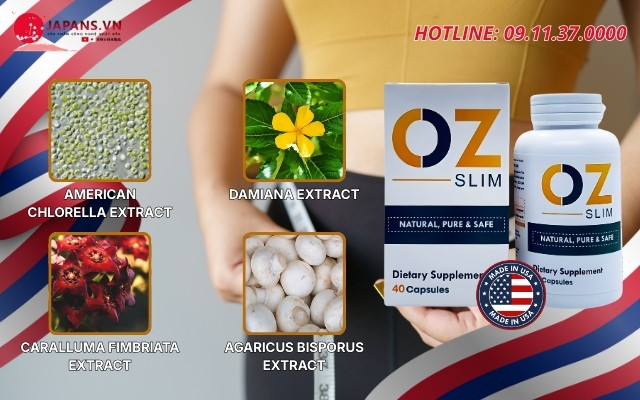 Viên uống OZ Slim hỗ trợ giảm cân, lấy lại vóc dáng 17 Thành phần có trong OZ Slim
