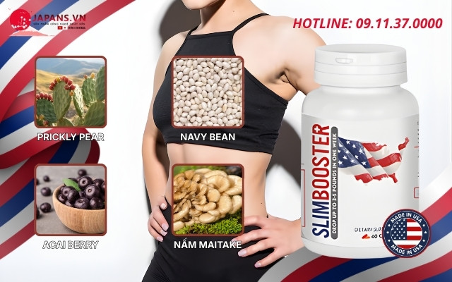 Viên uống Slim Booster hỗ trợ giảm cân công nghệ Mỹ 11 Thành phần có trong Slim Booster