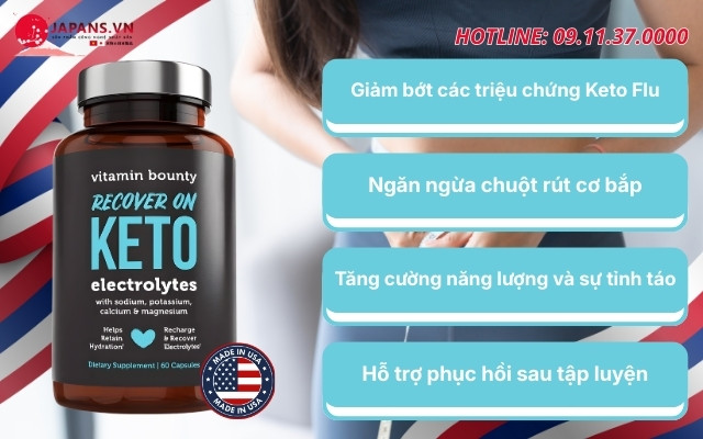 Công dụng của Recover On Keto