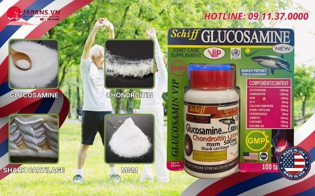 Glucosamin Schiff 1500Mg 100 viên hỗ trợ xương khớp khỏe mạnh 13 Thành phần có trong Glucosamin Schiff 1500Mg 100 viên
